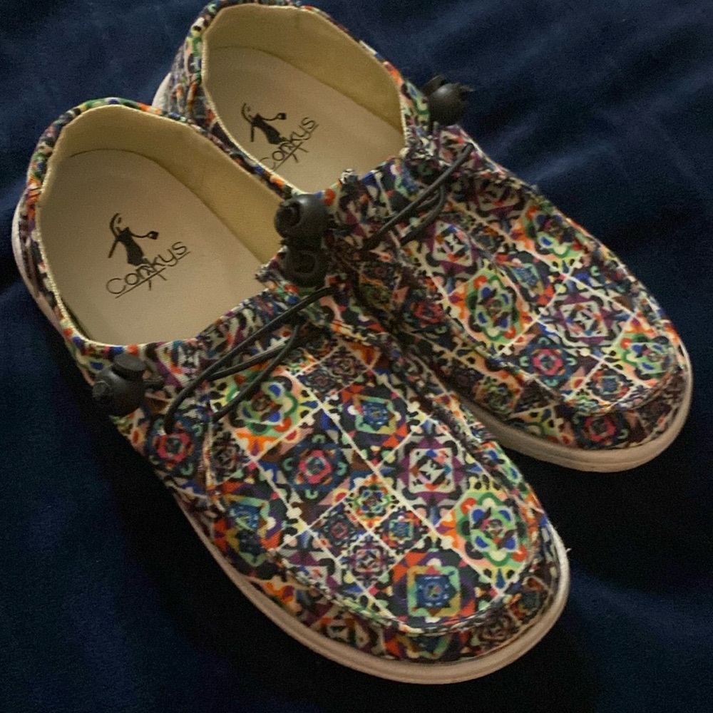 Corkys multi color shoe - Picture 1 of 4
